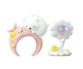 Embark on a celestial adventure with the Sumikko Gurashi Starry Sky Ring & Holder Blind Box! Each box contains a surprise ring and matching holder, featuring your favorite Sumikko Gurashi characters—like Shirokuma and Tokage—in dreamy clouds and starry sky themes. The rings are beautifully detailed, with enchanting designs that capture the magic of the night sky, while the holders provide a charming way to display and store your ring.